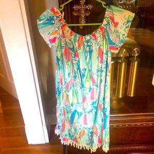 Lilly Pulitzer sailboats dress size small